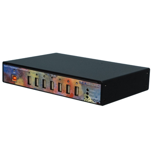 SeaI/O Optically Isolated 7-Port USB Hub