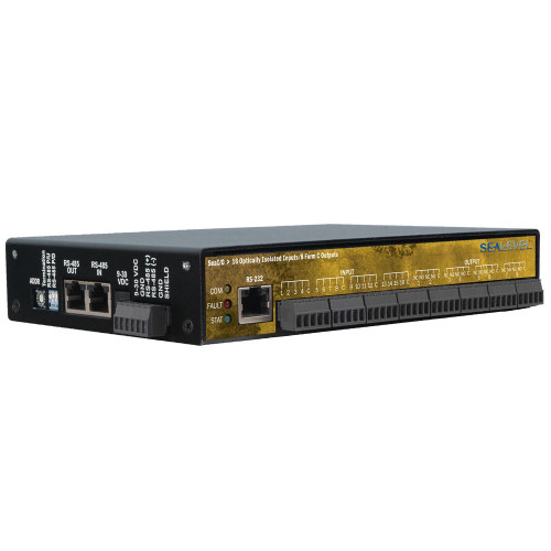 SeaI/O RS-232 Modbus RTU w/ 16 Iso Inputs; 8 Form C Relays