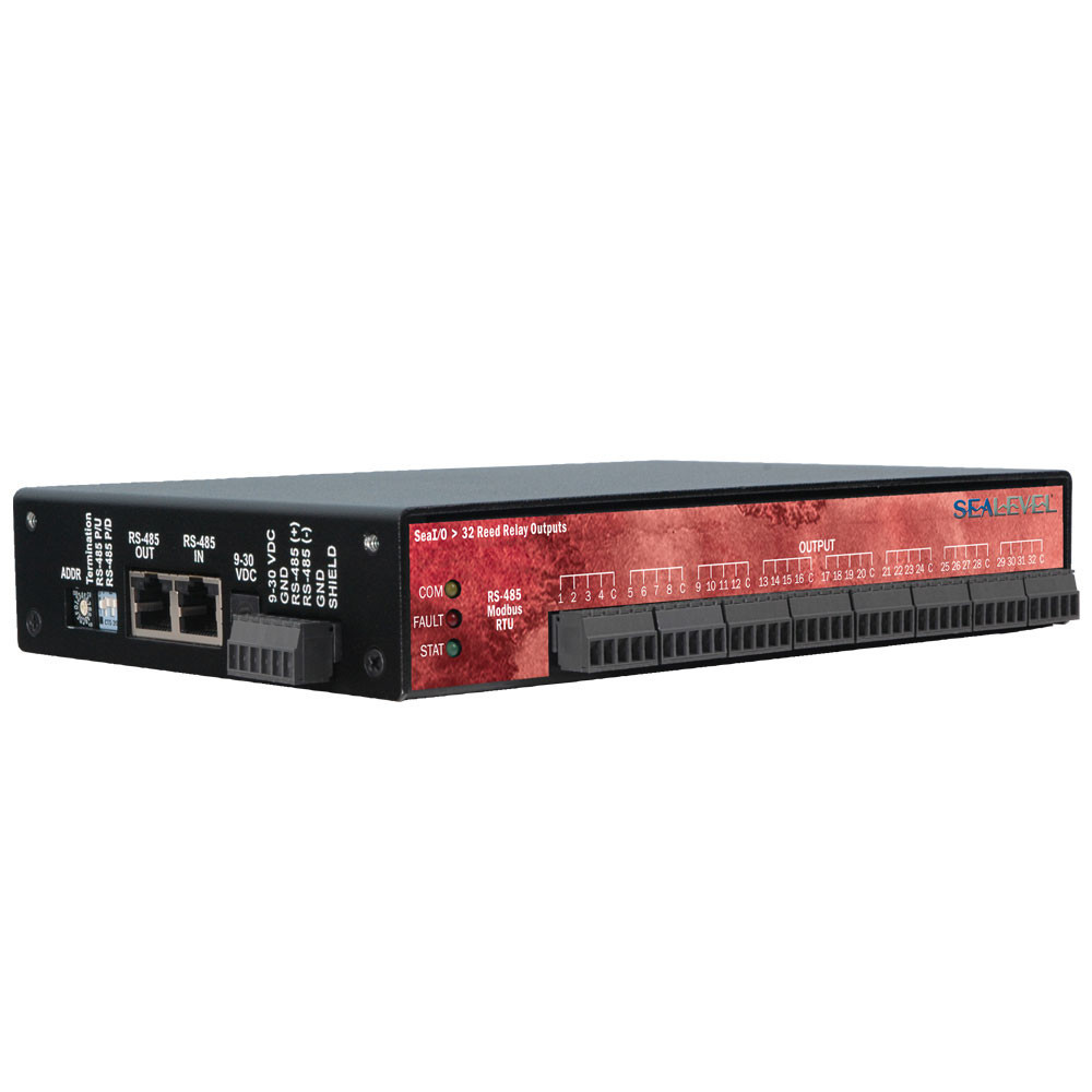SeaI/O RS-485 Modbus RTU w/ 32 Reed Relay Outputs