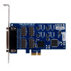7402EC - Low Profile PCIe 4-Port RS-422-485 Async Serial Card