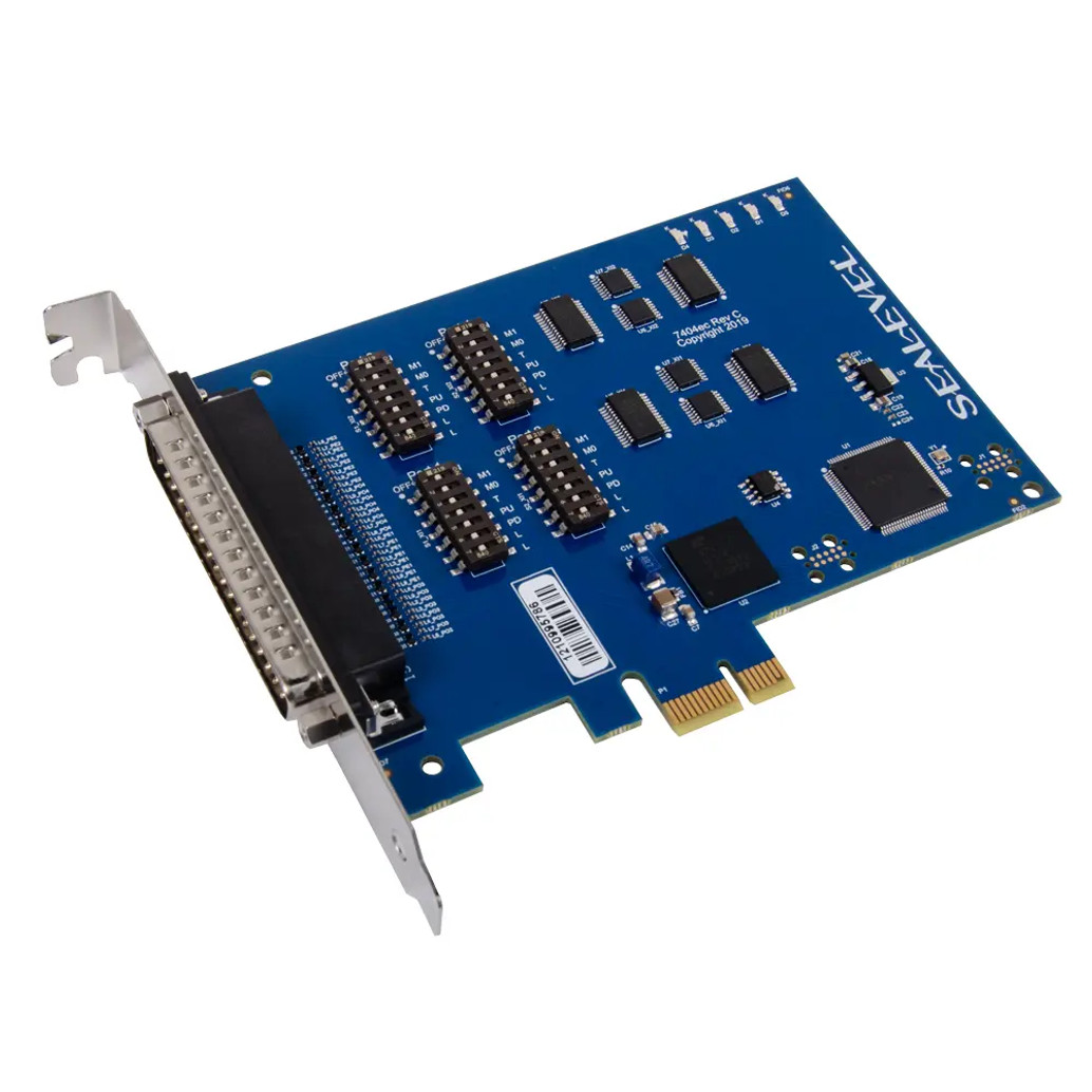 7404EC - PCIe 4-Port RS-232;RS-422;RS-485 Async Serial Card