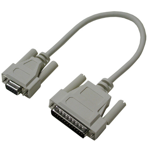 Cable DB-9 Female to DB-25 Male 12in. (RS-530 cable)