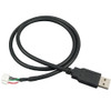 USB Type A to 2mm 5-pin latching Molex; 24" Length (Rev B)