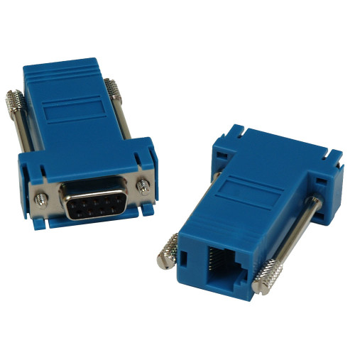 DB9F to RJ45 Modular Adapter (RS-232) for SeaI/O (Blue)