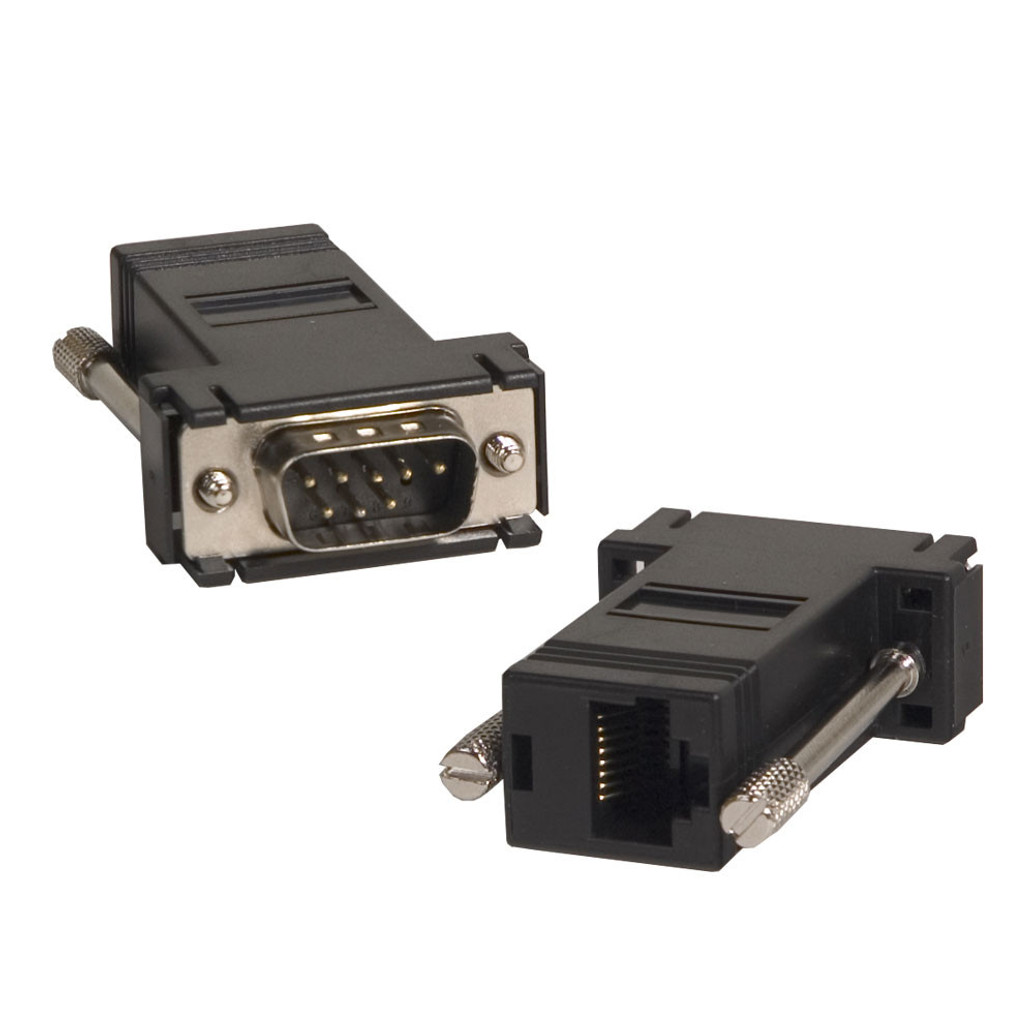 DB9M to RJ45 - Preconfigured for 4161/4163 (RS-232)