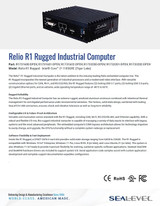 Datasheet:  Relio R1 Rugged – Intel® Core™ i7-1185GRE (Tiger Lake) 