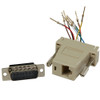 DB15M to RJ45F Modular Adapter