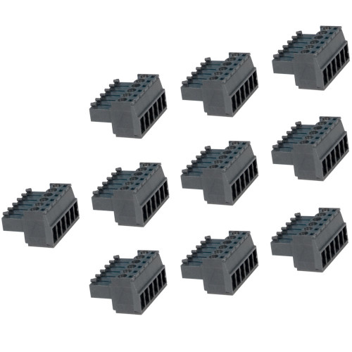 Terminal Blocks - 6 Position Screw Terminal (10 Pack)