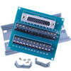 25 Pin Terminal Block with Track and Clips