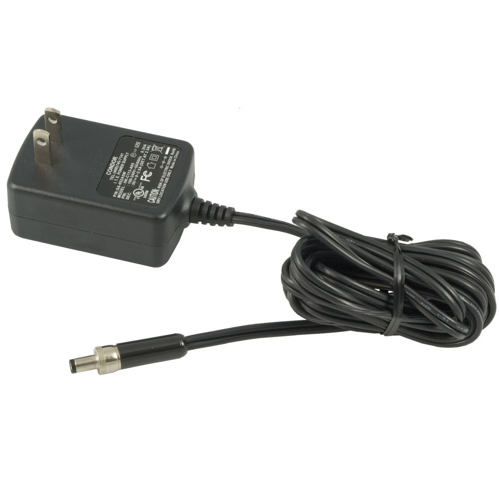 5VDC 2.4A Power Supply w/ 2.1mm Locking Barrel Plug
